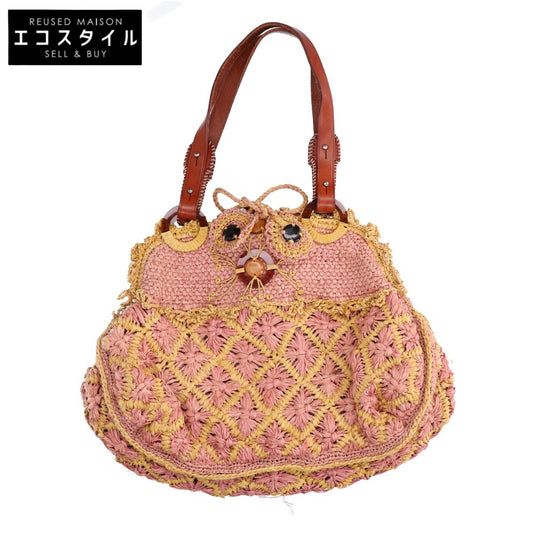 【SALE】 JAMIN PUECH ジャマンピュエッシュ 編み込み ハンドバッグ