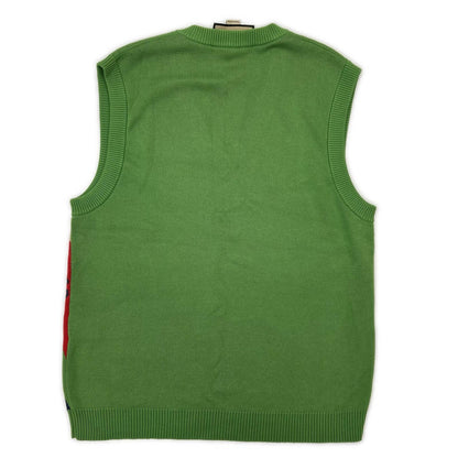 GUCCI グッチ 653841 XKBUQ グリーン 21AW アーガイルニットベスト ベスト