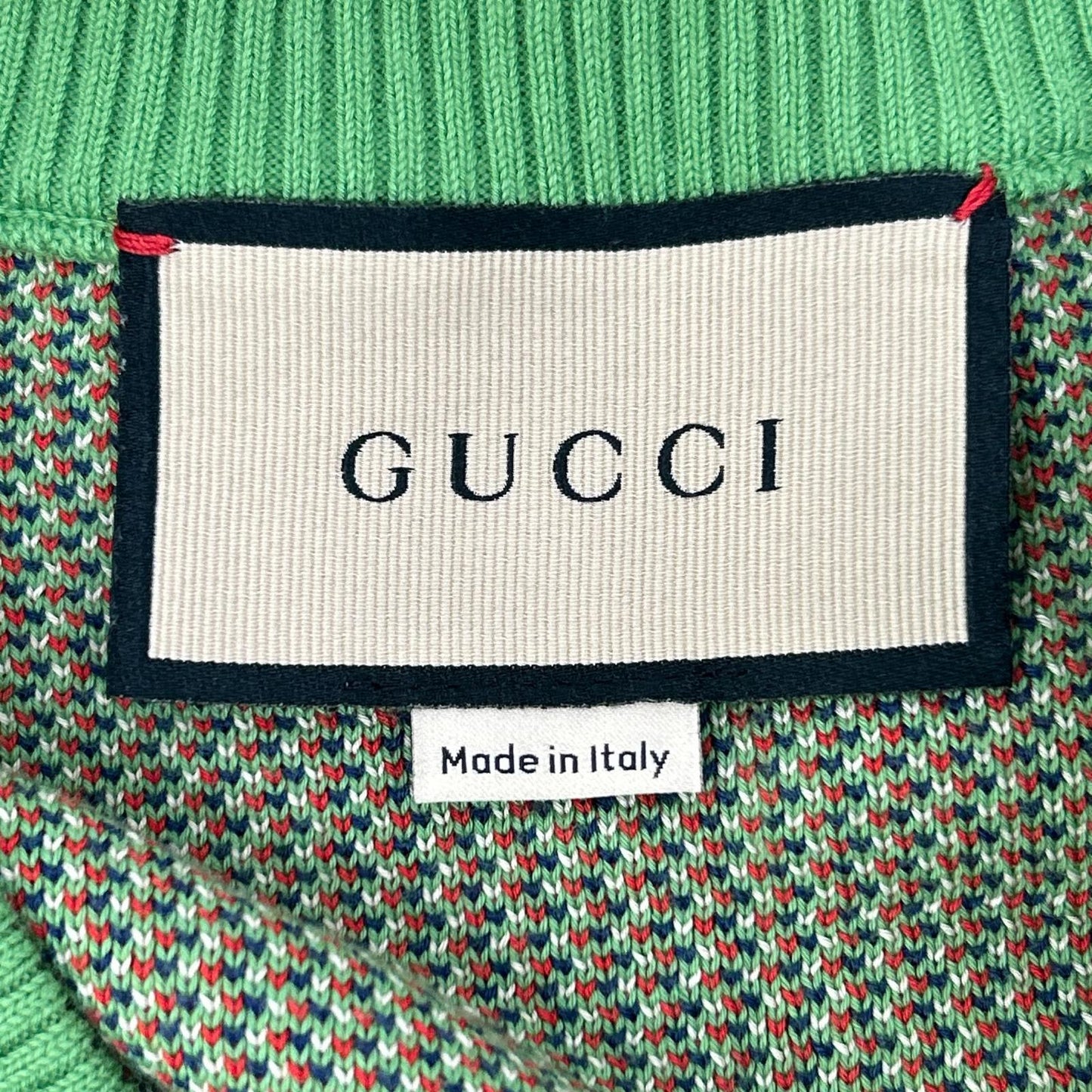 GUCCI グッチ 653841 XKBUQ グリーン 21AW アーガイルニットベスト ベスト
