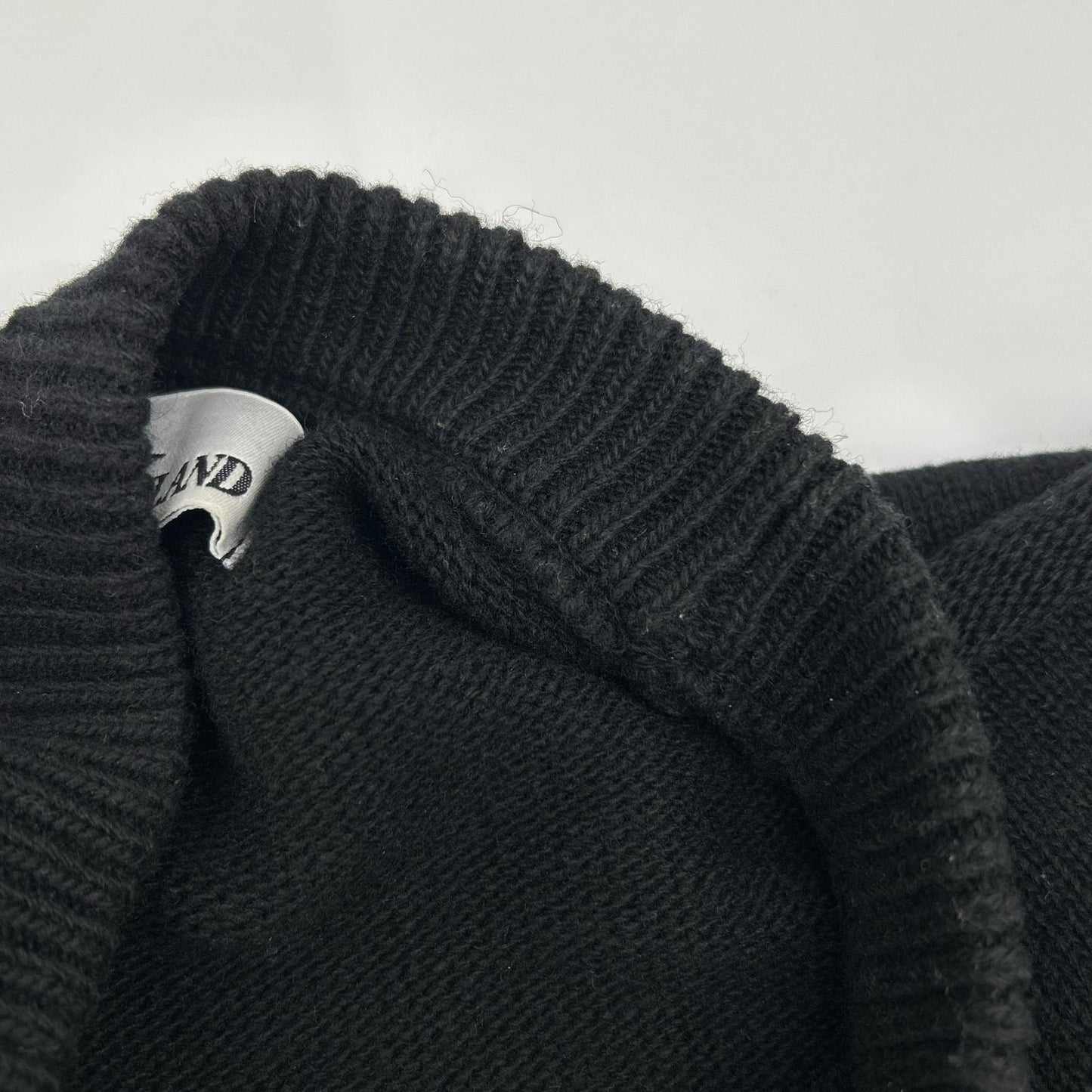 STONE ISLAND ストーンアイランド 7915508A3 ブラック クルーネックニット トップス