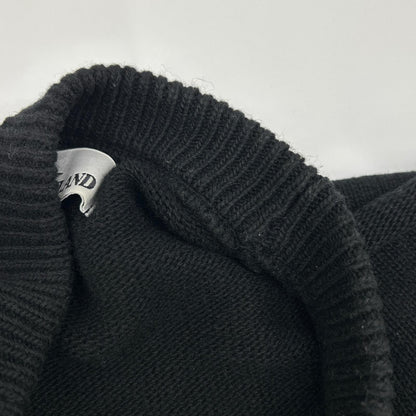 STONE ISLAND ストーンアイランド 7915508A3 ブラック クルーネックニット トップス