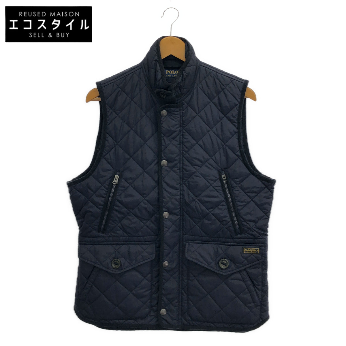 POLObyRalphLauren ポロラルフローレン ネイビー キルティング ベスト トップス