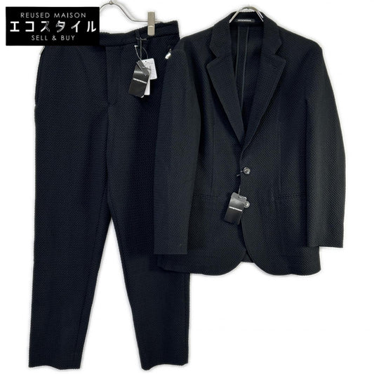 EMPORIO ARMANI エンポリオアルマーニ ブラック E31G37 E31P52 ジャケット パンツ セットアップ スーツ セットアップ