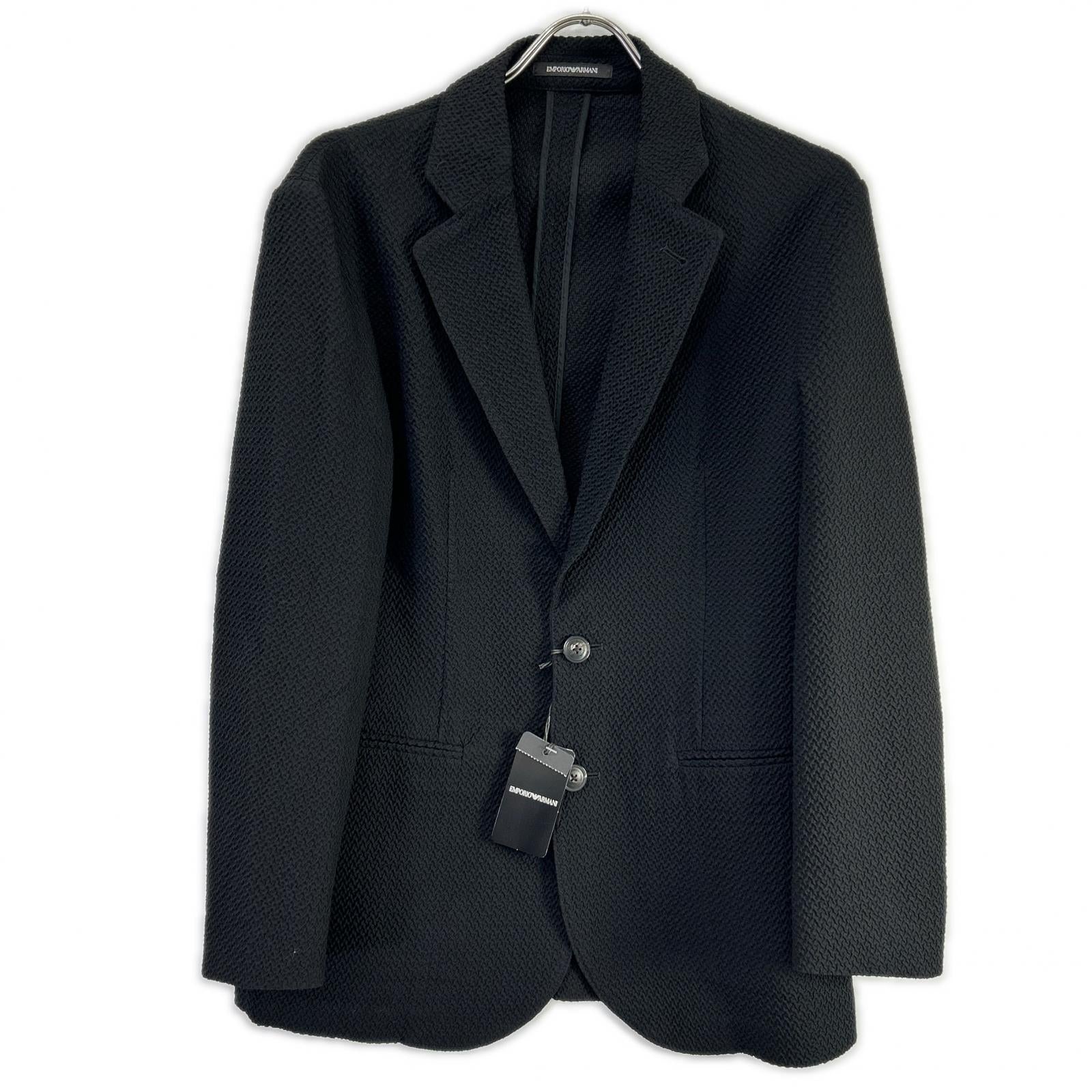 EMPORIO ARMANI エンポリオアルマーニ ブラック E31G37 E31P52 ジャケット パンツ セットアップ スーツ セットアップ