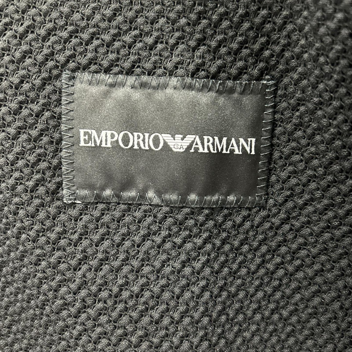 EMPORIO ARMANI エンポリオアルマーニ ブラック E31G37 E31P52 ジャケット パンツ セットアップ スーツ セットアップ