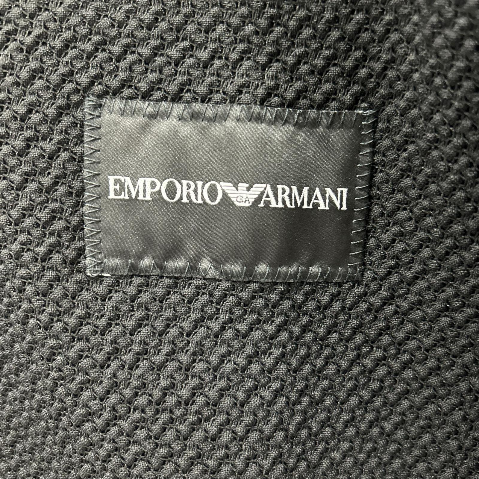 EMPORIO ARMANI エンポリオアルマーニ ブラック E31G37 E31P52 ジャケット パンツ セットアップ スーツ セットアップ