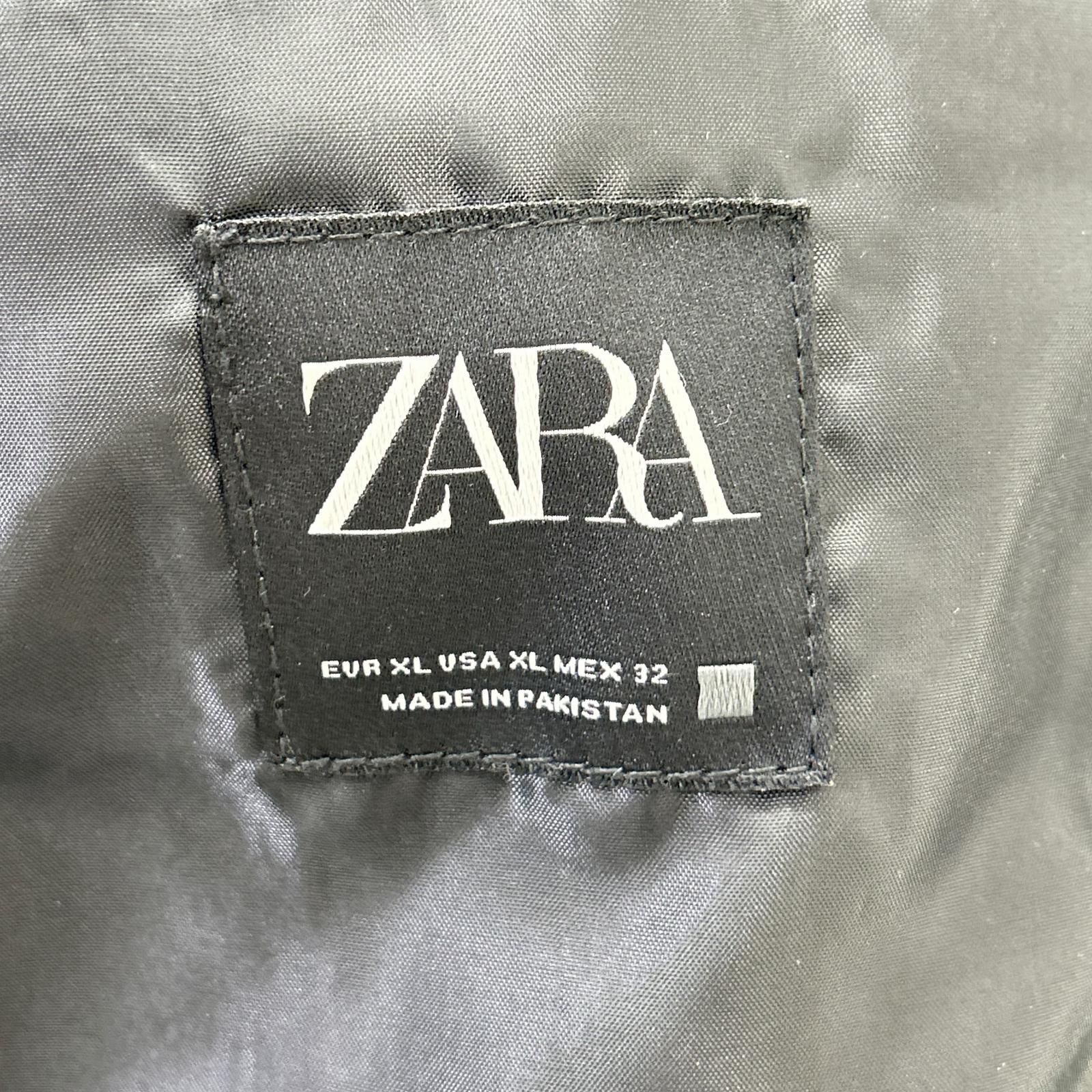 ZARA ザラ ブラック ラムスキン レザージャケット ジャケット