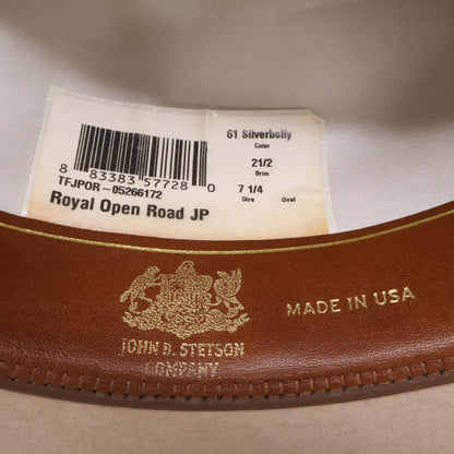 STETSON ステットソン 【美品】Royal Open Road JP オープンロード ウール ハット 帽子
