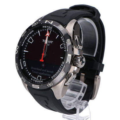 TISSOT ティソ 【美品】T121420A TISSOT T-タッチ コネクト ソーラー 47.5mm スマートウォッチ 腕時計