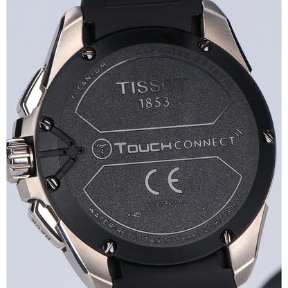 TISSOT ティソ 【美品】T121420A TISSOT T-タッチ コネクト ソーラー 47.5mm スマートウォッチ 腕時計