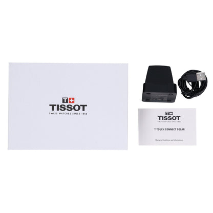 TISSOT ティソ 【美品】T121420A TISSOT T-タッチ コネクト ソーラー 47.5mm スマートウォッチ 腕時計