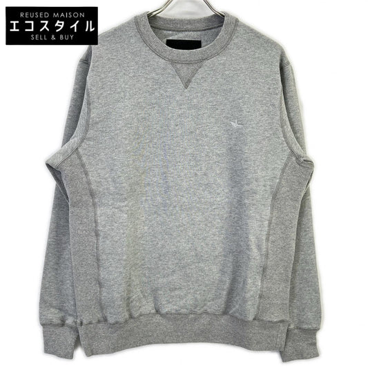 1piu1uguale3 ウノピゥウノウグァーレトレ MRB660 グレー SIC CREW SWEAT トップス