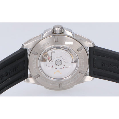 NORQAIN ノルケイン 美品 NN3000S03A/MBJ301 インディペンデンス JP ブラックMOP ラバーバンド 42mm 自動巻き 腕時計