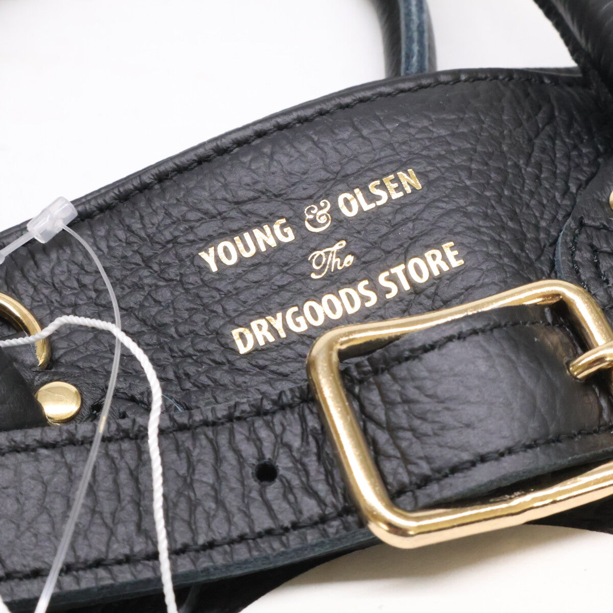 YOUNG＆OLSEN ヤングアンドオルセン FRAMeWORK フレームワーク別注 【新品未使用】22092230012310 Y02201-GD211 ストラップ付 ベルト トートバッグ