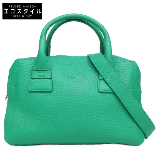 FURLA フルラ 【美品】Capriccio サッチェルバッグ 2WAYショルダー ハンドバッグ
