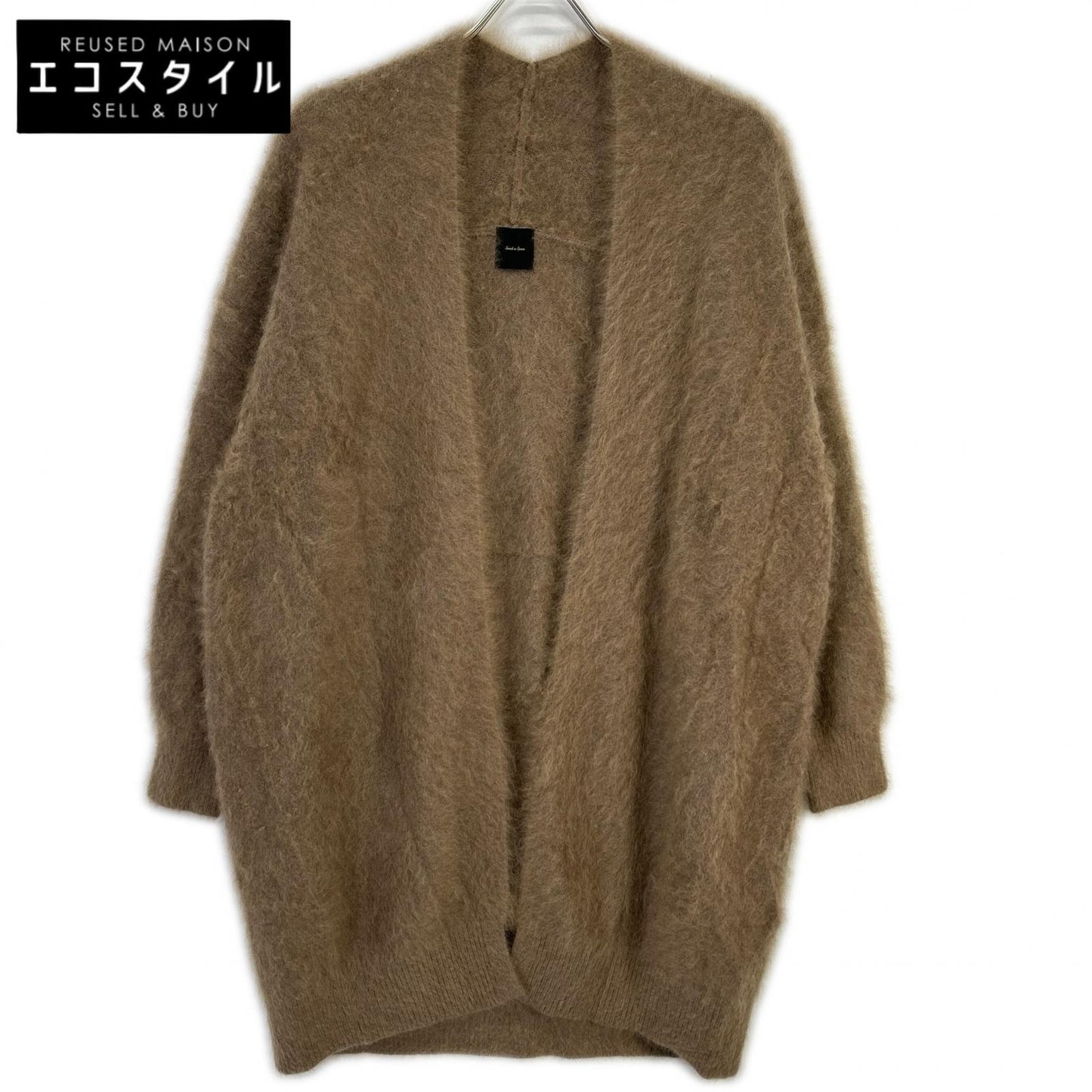 Spick&Span スピック＆スパン ブラウン FURKNIT チャイニーズラクーン カーディガン トップス