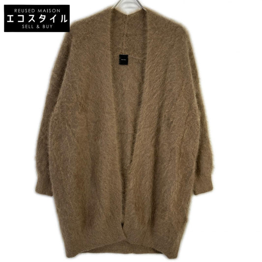 Spick&Span スピック＆スパン ブラウン FURKNIT チャイニーズラクーン カーディガン トップス
