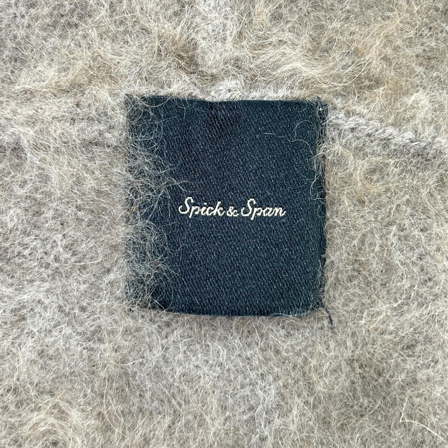 Spick&Span スピック＆スパン ブラウン FURKNIT チャイニーズラクーン カーディガン トップス