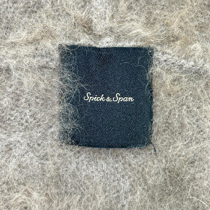 Spick&Span スピック＆スパン ブラウン FURKNIT チャイニーズラクーン カーディガン トップス