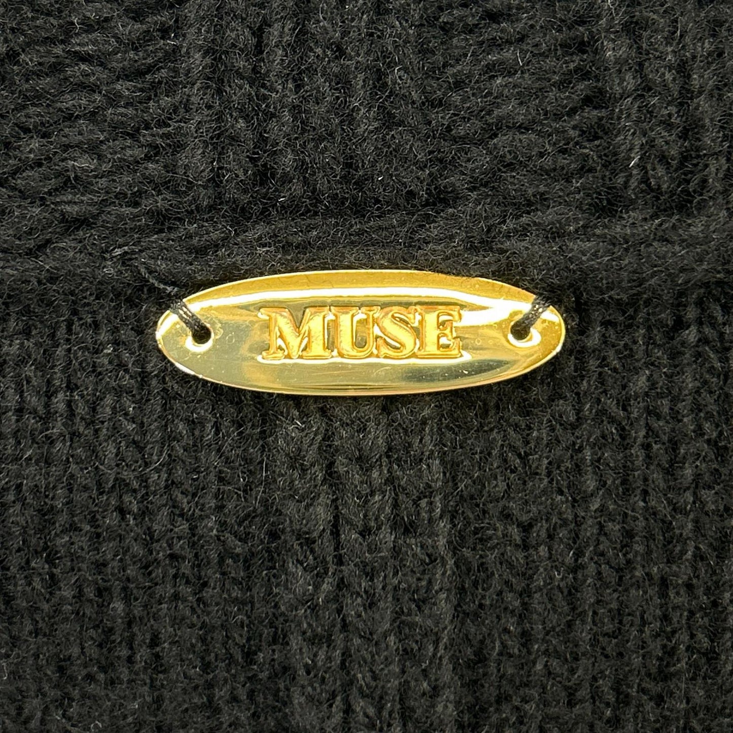 MUSE ミューズ 21080500418130 ブラック ウールカシミヤ タートルネック プルオーバー トップス