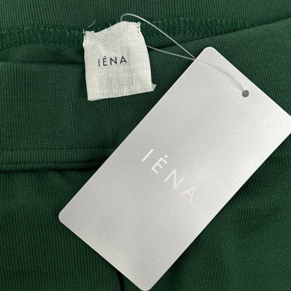 IENA イエナ グリーン プレミアム天竺 セミフレアパンツ ボトムス