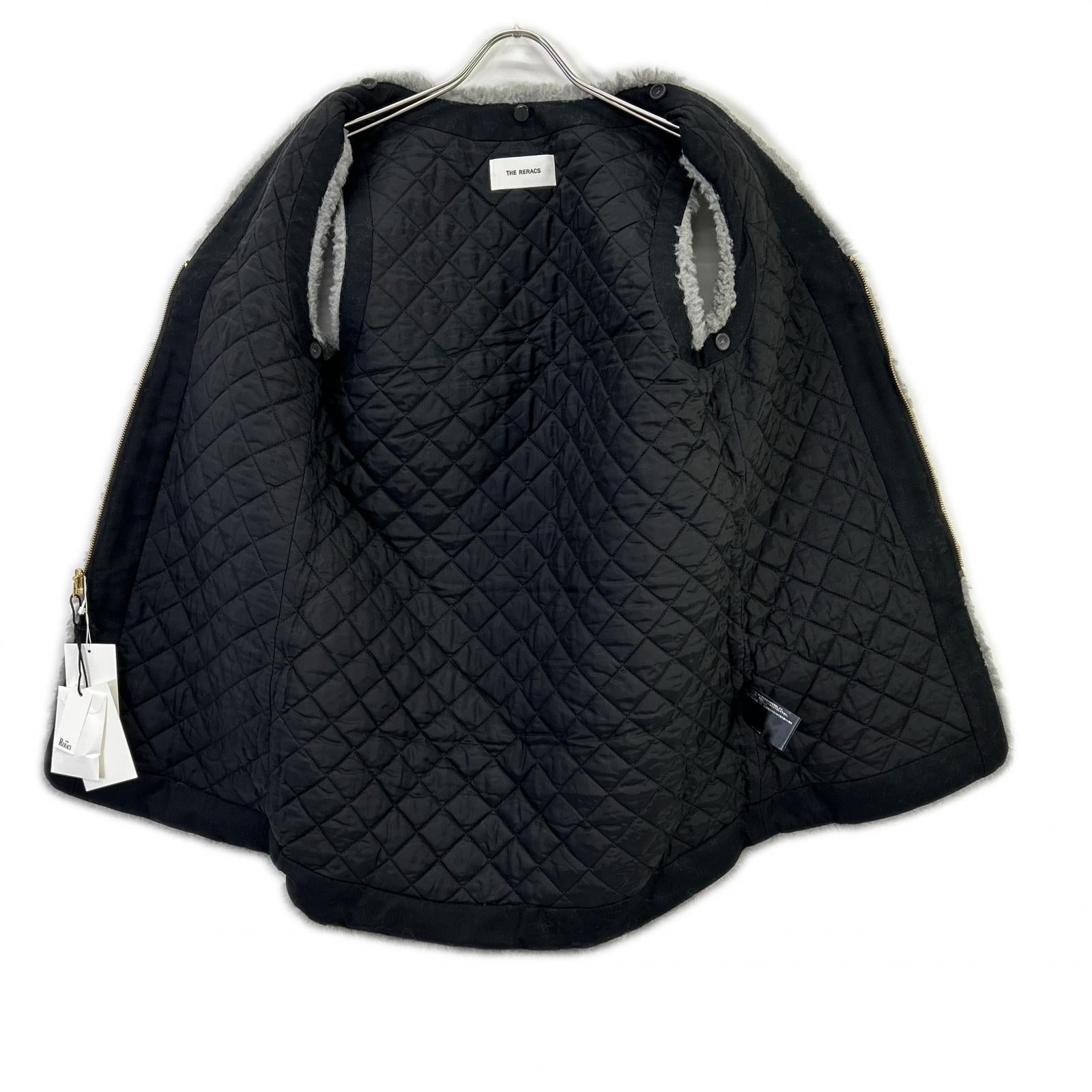 THE RERACS ザ・リラクス for UNITED ARROWS グレー ウール ライナー ベスト ベスト