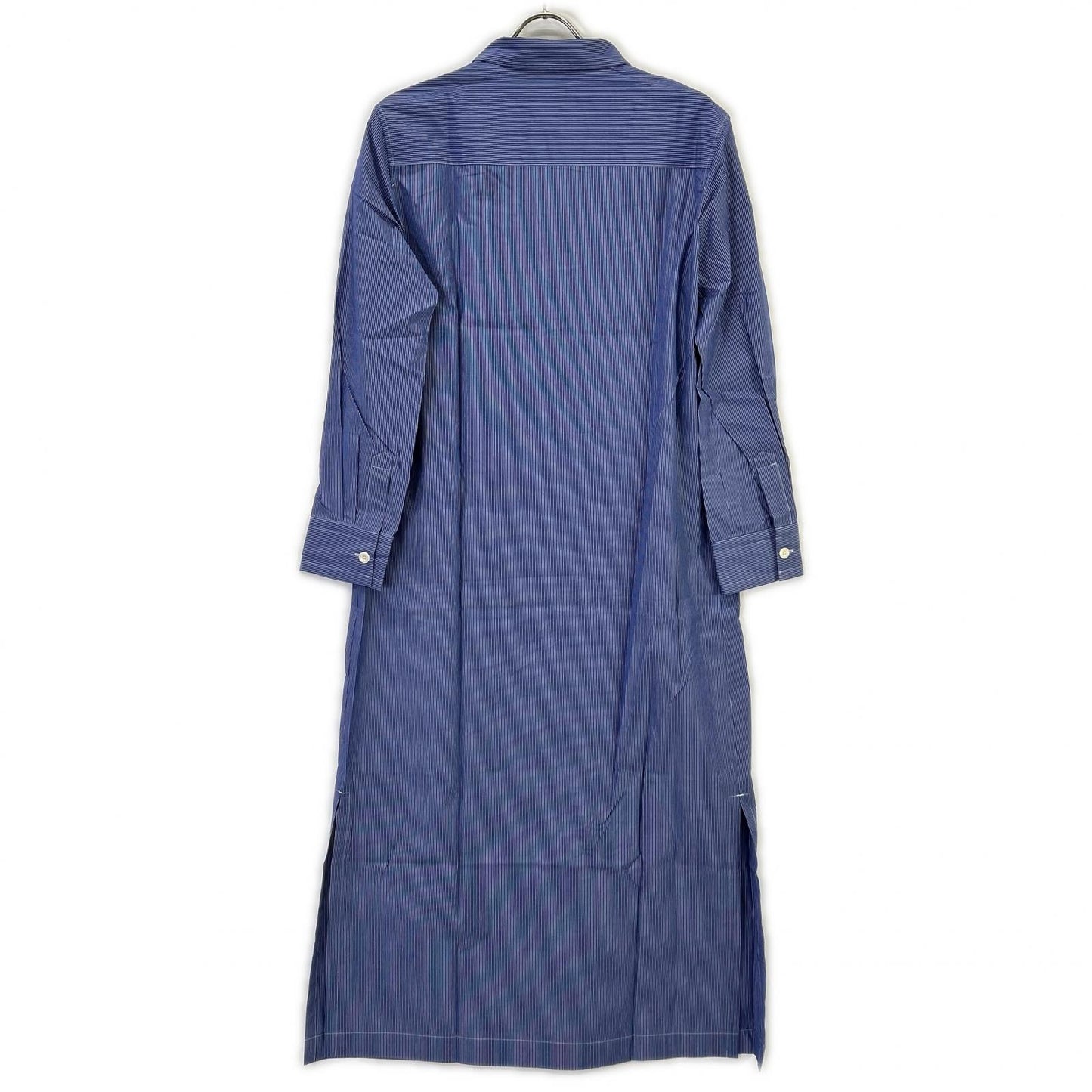 A.P.C. Blue Striped Millie Long Shirt Dress Dresses