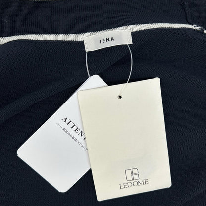 IENA イエナ ネイビー コットン ロング カーディガン トップス