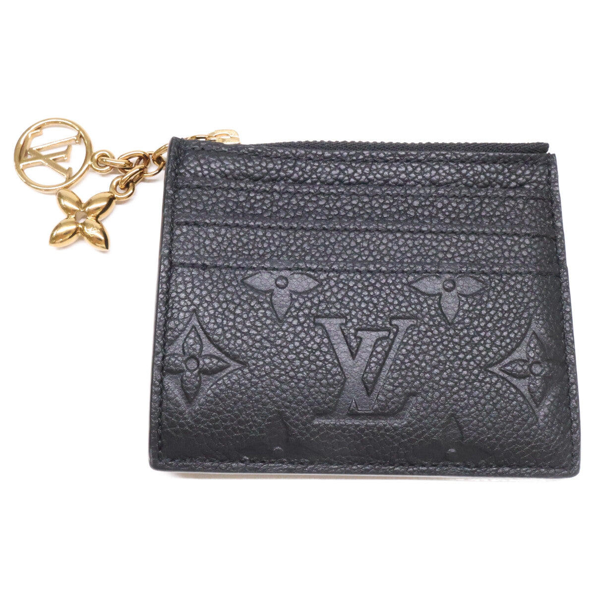 LOUIS VUITTON ルイヴィトン 【美品】M82639 ポルト カルト・フローラ モノグラムアンプラント カードケース