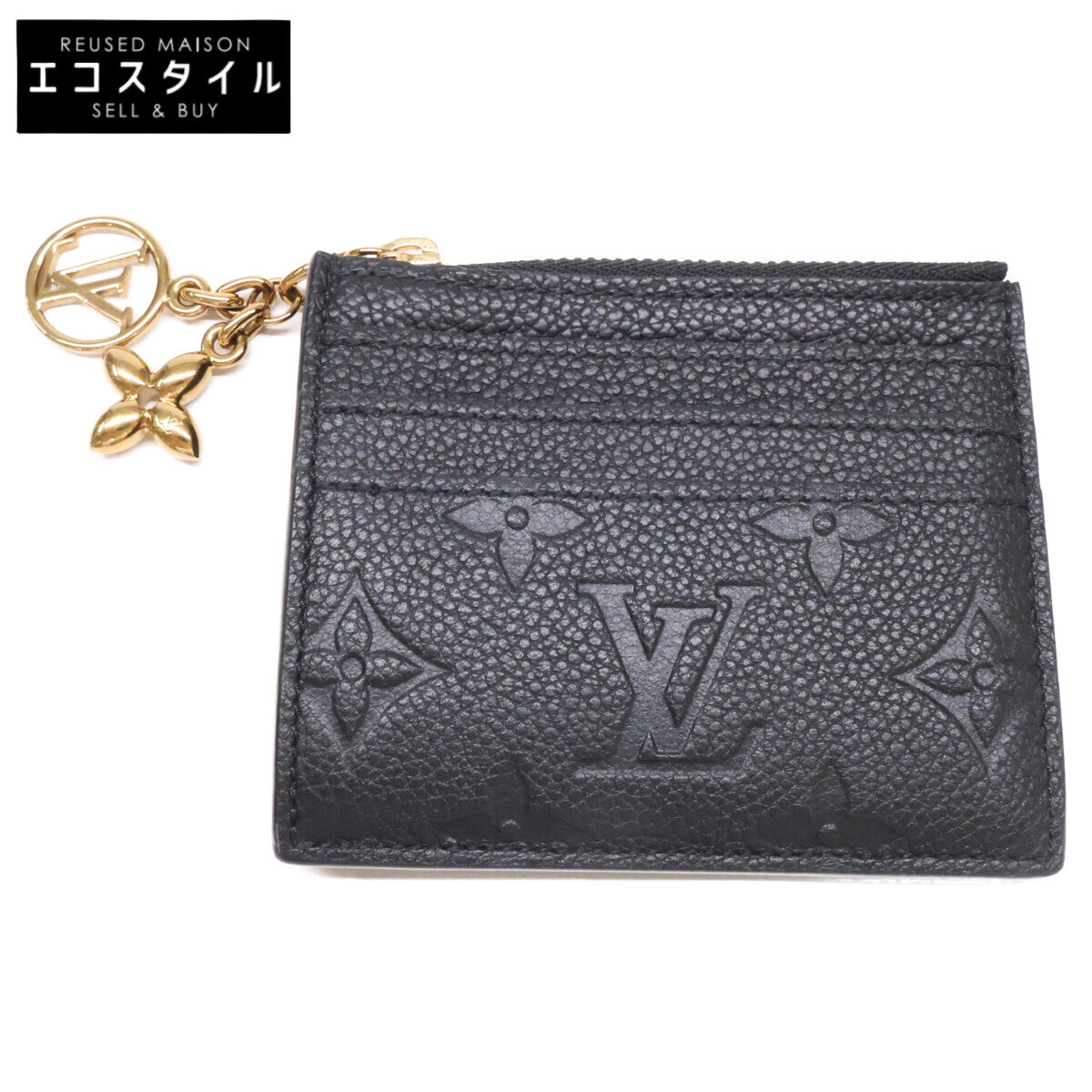 LOUIS VUITTON ルイヴィトン 【美品】M82639 ポルト カルト・フローラ モノグラムアンプラント カードケース