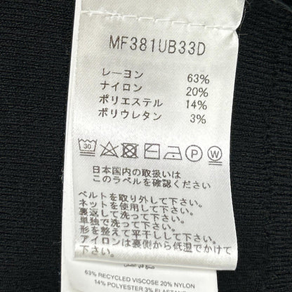 MICHAEL KORS マイケルコース ブラック MF381UB33D Stretch Viscose Belted Midi Dress ワンピース