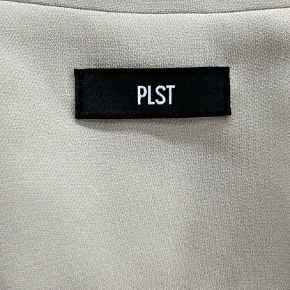 PLST プラステ 12-5102001 ベージュ トリアセブレンドペプラムジレ ベスト