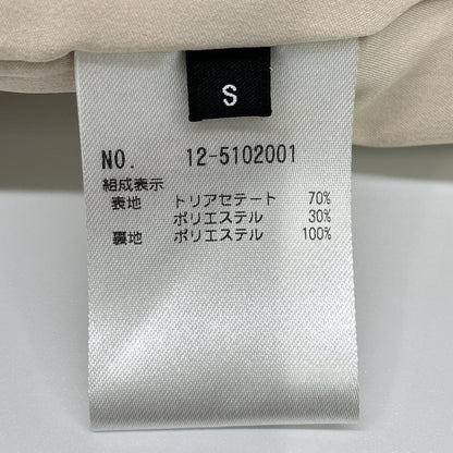 PLST プラステ 12-5102001 ベージュ トリアセブレンドペプラムジレ ベスト