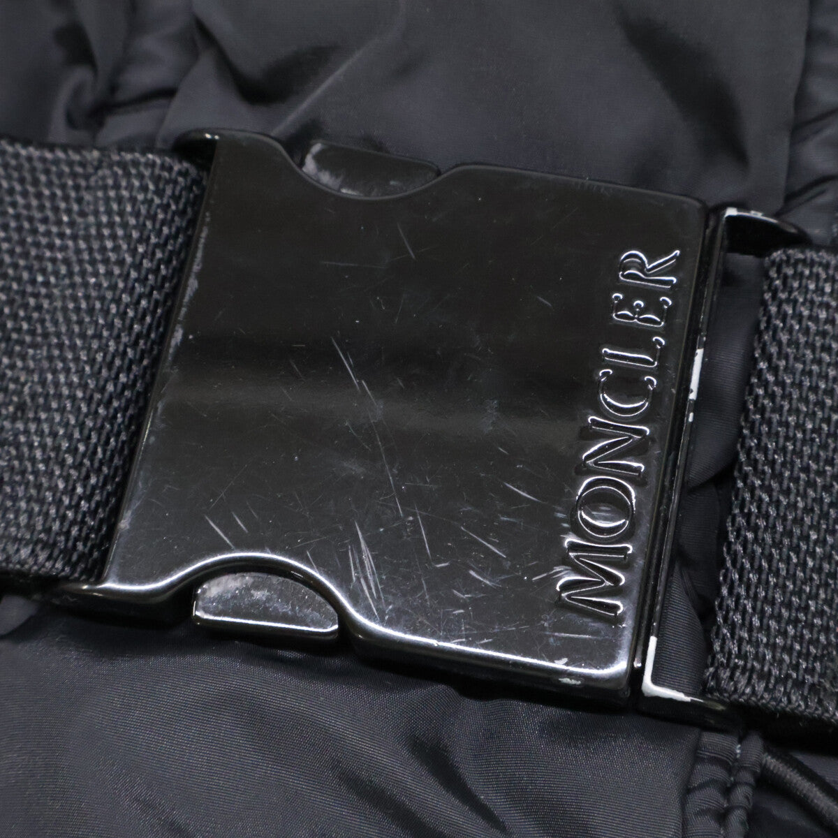 MONCLER モンクレール GENEVRIER ファー/ベルト付 フーディダウン コート