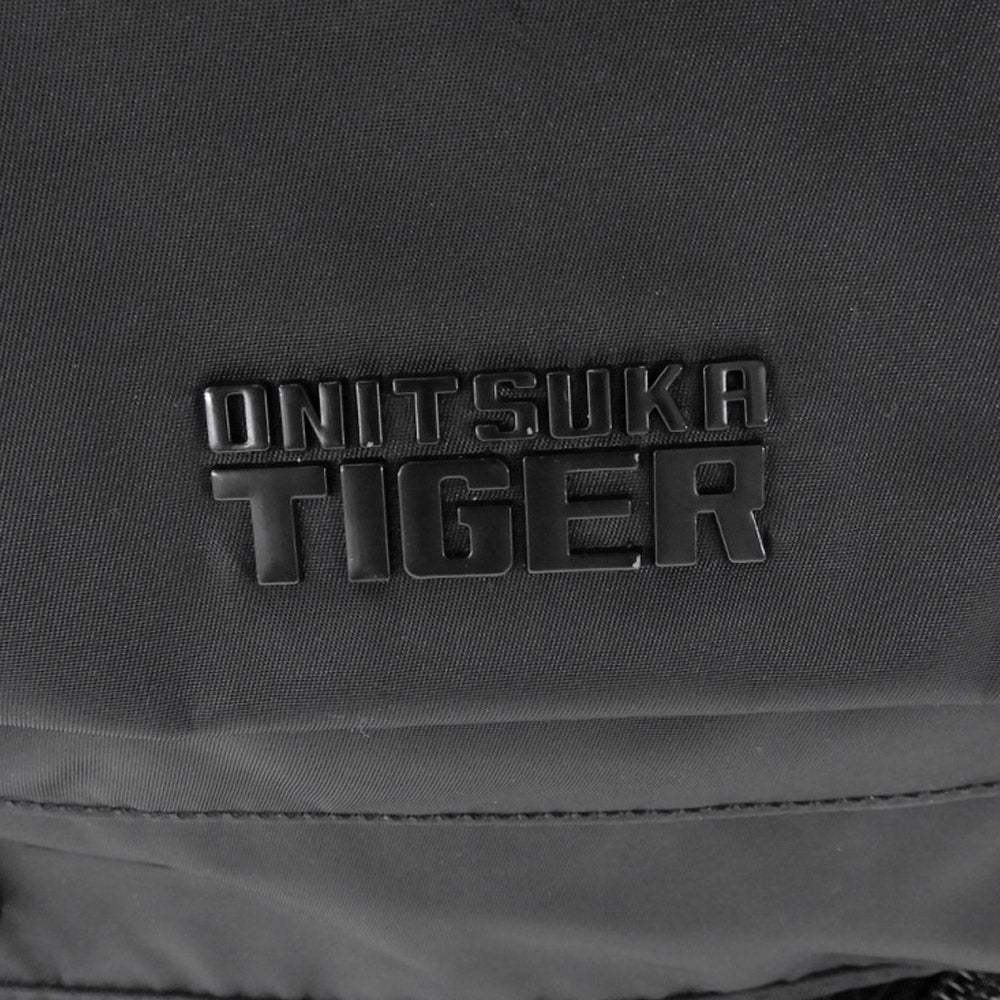 Onitsuka Taiger オニツカタイガー 美品 ナイロン バックパック リュック デイパック メンズ ブラック3183A972