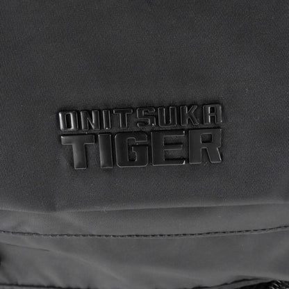 Onitsuka Taiger オニツカタイガー 美品 ナイロン バックパック リュック デイパック メンズ ブラック3183A972