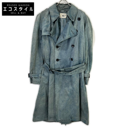 OUTIL Outil Blue 18AW OU-T024 MANTEAU GABOURG cotton-dyed trench coat