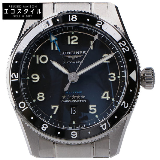 LONGINES ロンジン 美品 L3.812.4.53.6 SPIRIT ZULU TIME 自動巻き 腕時計