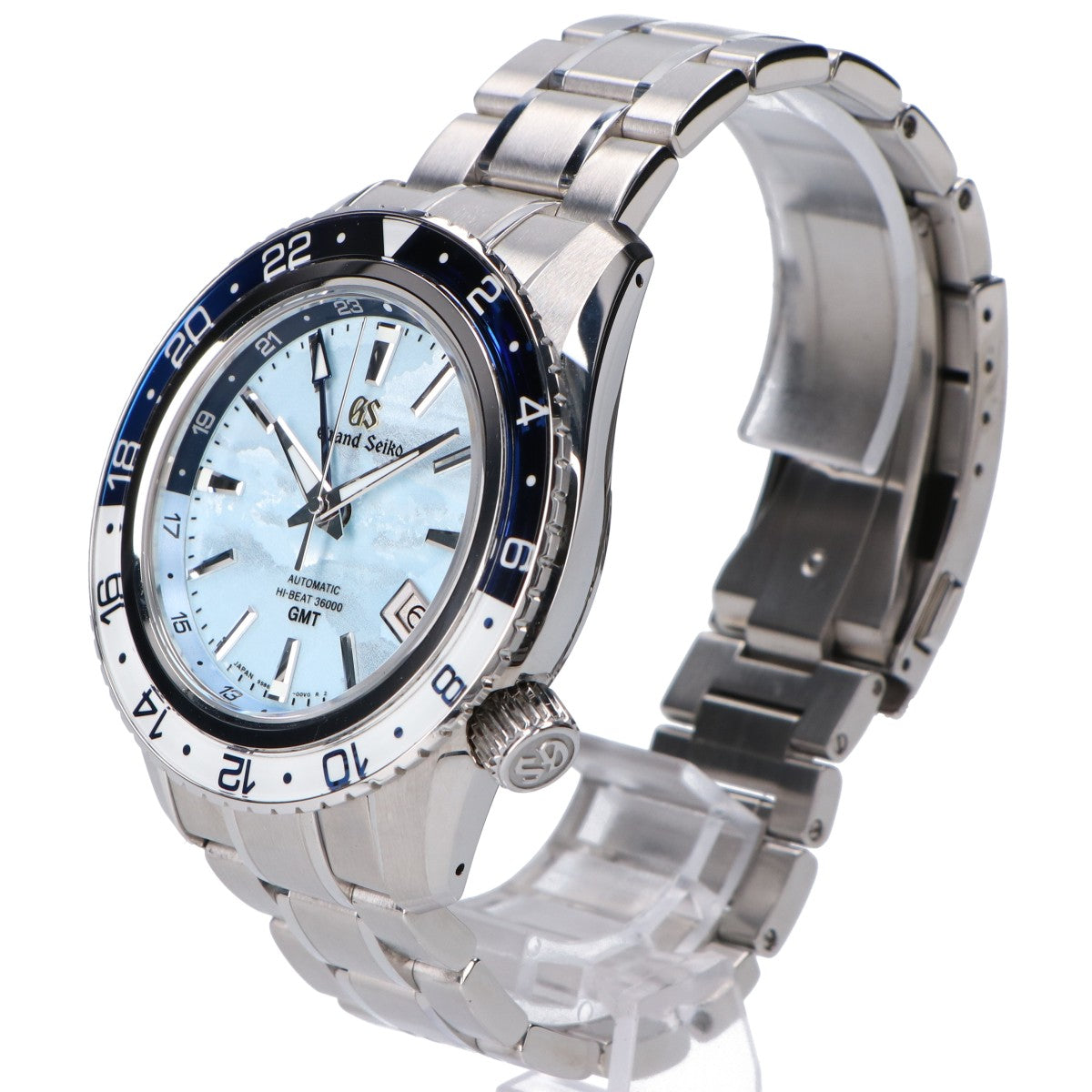 GrandSeiko グランドセイコー 仕上げ済み 世界2000本限定 25周年記念限定モデル SBGJ275G 9S86-00W0 キャリバー9S メカニカル ハイビート36000 GMT 雲海 自動巻き 腕時計