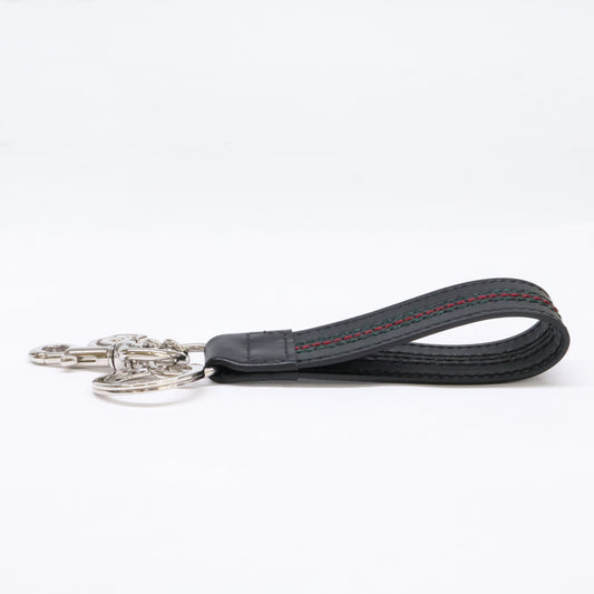 GUCCI グッチ 855463 ウェブ ストライプ ディテール付き ダブルG キーチェーン キーホルダー