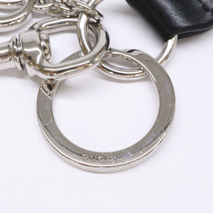 GUCCI グッチ 855463 ウェブ ストライプ ディテール付き ダブルG キーチェーン キーホルダー
