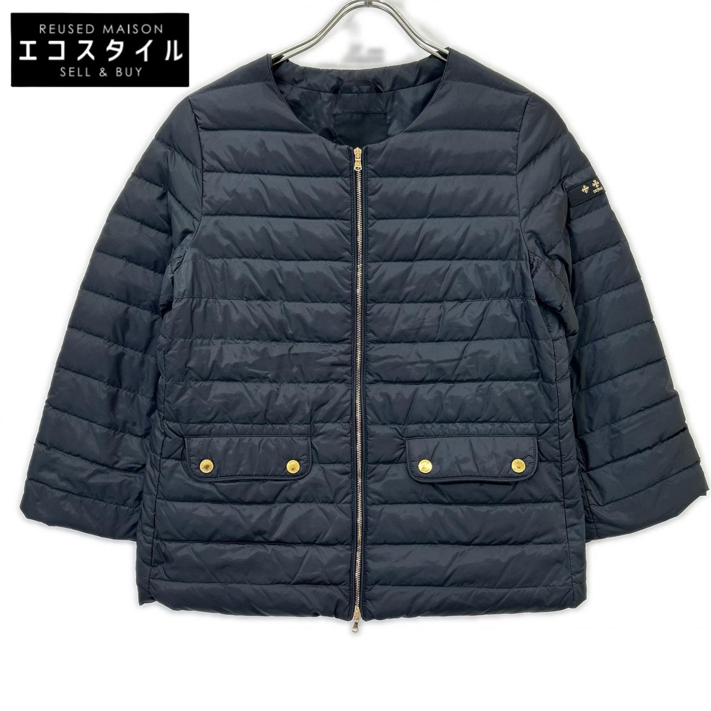 TATRAS タトラス ブラック LTBM21S4658-D アカッチャ ノーカラーライトダウン ジャケット