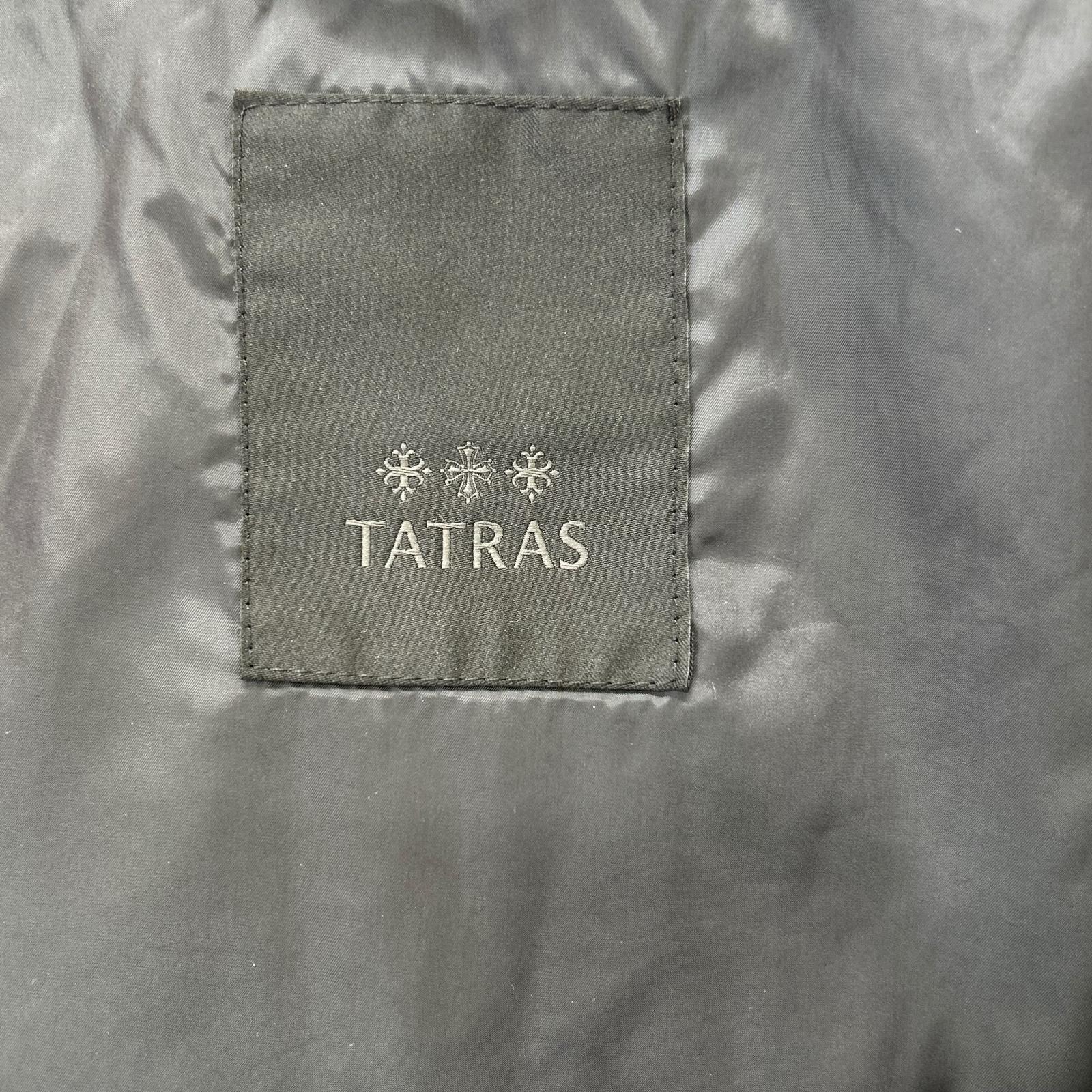 TATRAS タトラス ブラック LTBM21S4658-D アカッチャ ノーカラーライトダウン ジャケット