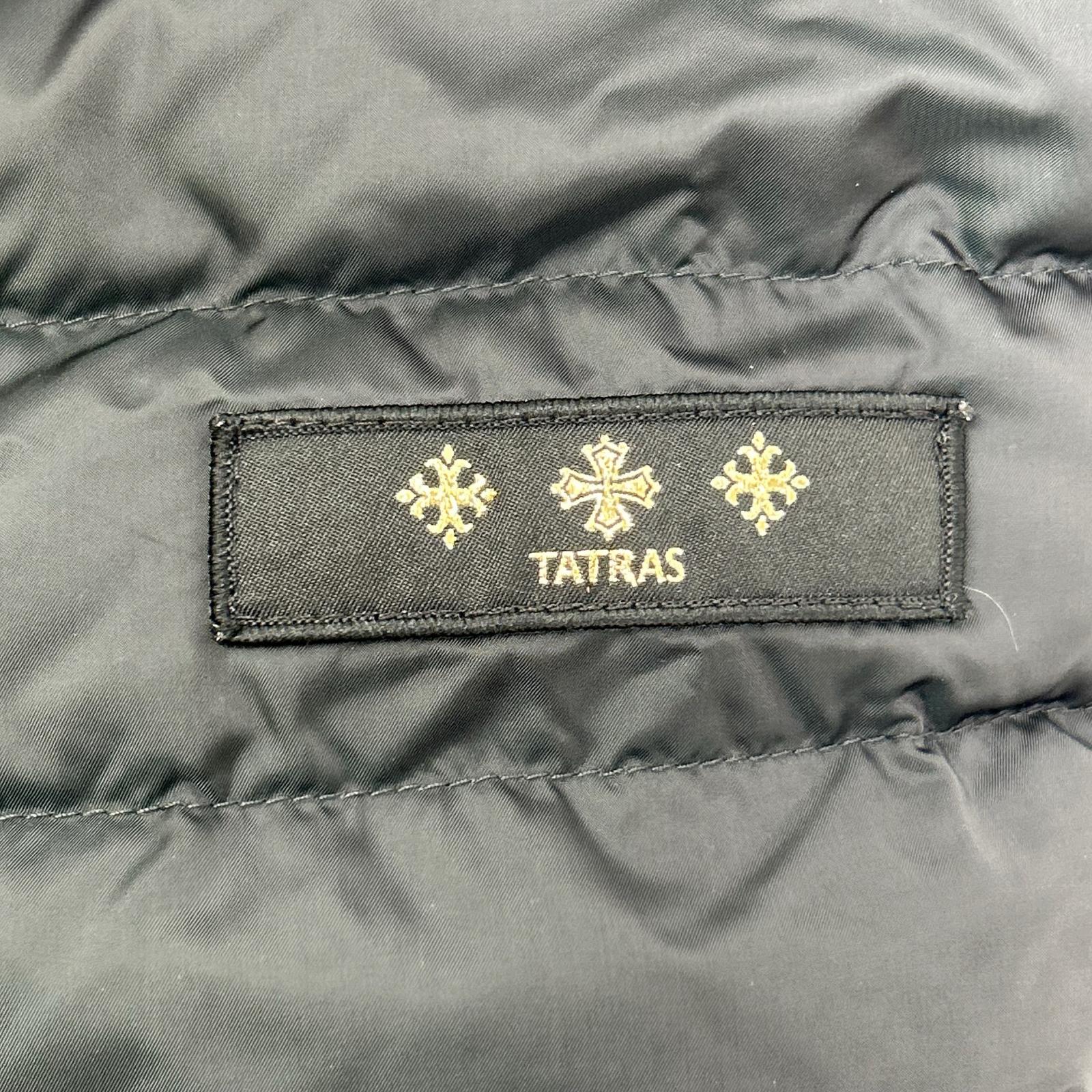 TATRAS タトラス ブラック LTBM21S4658-D アカッチャ ノーカラーライトダウン ジャケット