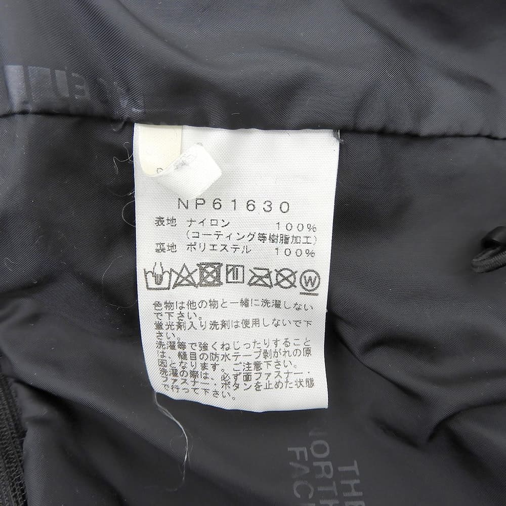 THE NORTH FACE ノースフェイス ナイロン スクープジャケット メンズ ブラック XXL NP61630 ジャケット