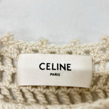 CELINE セリーヌ 【美品/国内正規/24SS】2ADA6534Q ウール トリオンフ クロシェット バハ ニット トップス トップス