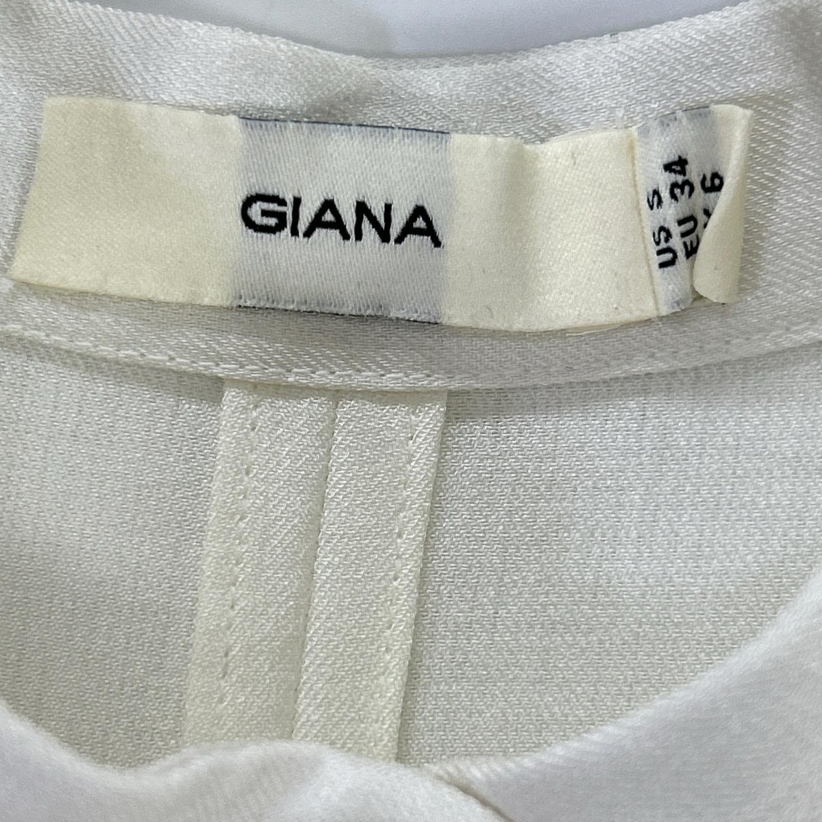 GIANA ジアナ ホワイト ソフトテーラーベルトシャツドレス ワンピース