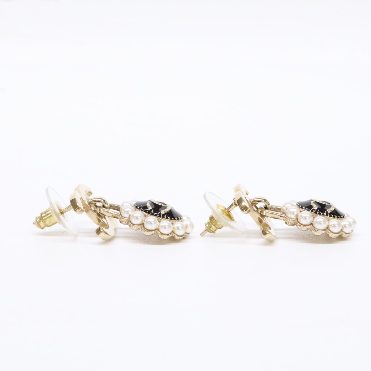 CHANEL シャネル A21A イミテーションパール ココマーク ドロップ ピアス