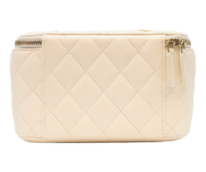 CHANEL シャネル 新品同様 31番台 マトラッセ ココボール バニティバッグ チェーン ショルダーバッグ