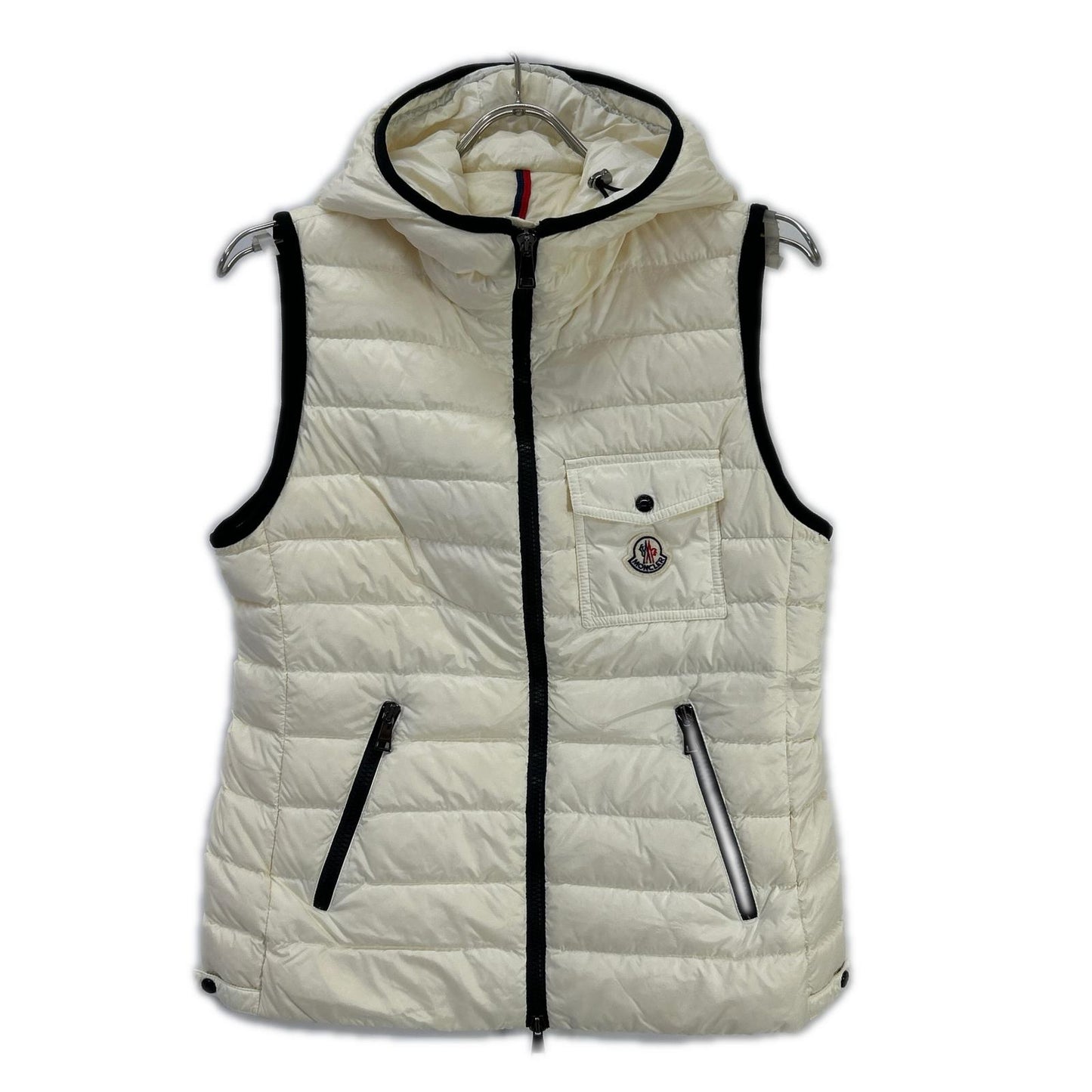 MONCLER モンクレール 20年 ホワイト GLYCO フード ダウンベスト ベスト